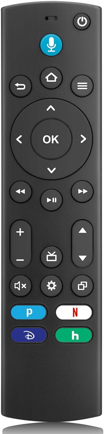 Infrared Remote Control For Insignia & Toshiba Fire TV | Fits NS-32DF310NA19, NS-43DF710NA21, NS-RCFNA-21 & More