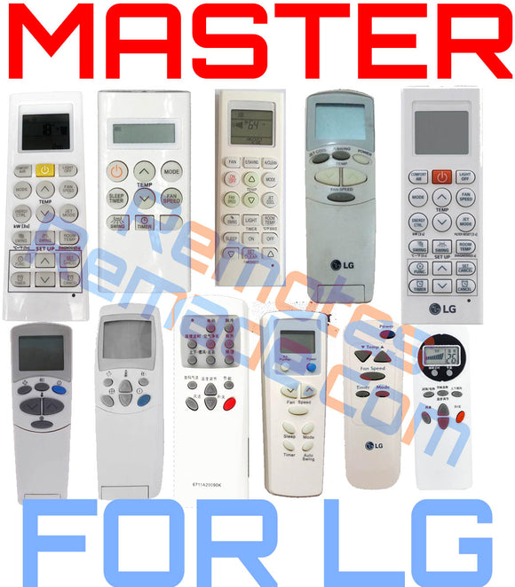 Master Remote For all LG Air Conditioners | Remotes Remade | LG