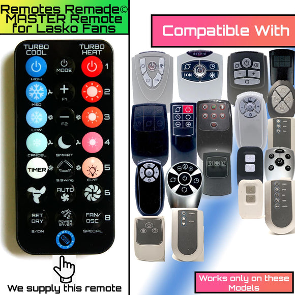 Universal Remote for Every Lasko Fan Remote