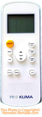 Proklima RG57H(B)/BGE AC Remote