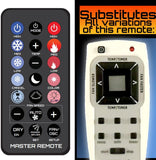 Master Air Conditioner Remote For Frigidaire