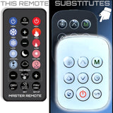 Replacement Remote for Vremi Portable Air Conditioner