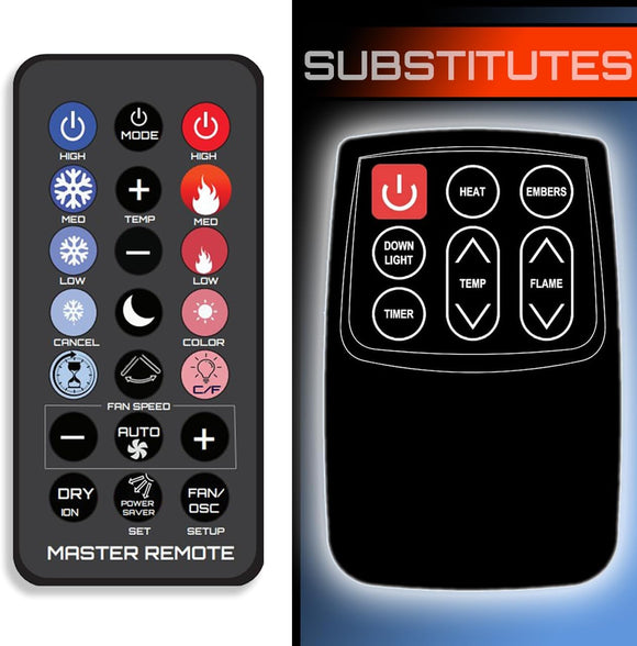 Substitute Fire Place Remote Control Part