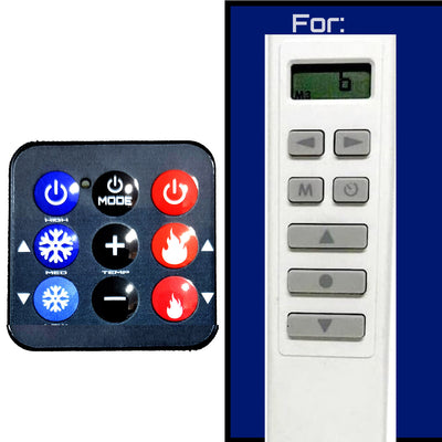 Remote for Velux Skylight Model: M4VEL7 - Photo is for reference only.