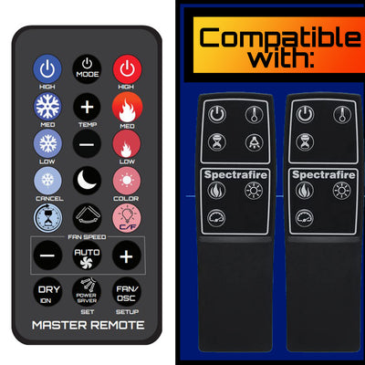 Replacement Fireplace Remote (Twin Star Duraflame)