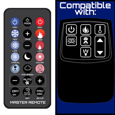 Remote for TwinStar  Twin Star ClassicFlame  Twin Star  Duraflame  Dura flame  ClassicFlame  Classic Flame  47II100GRG  47HF100GRG-01  47HF100GRG  36II100GRG  36HF100GRG-01  36HF100GRG