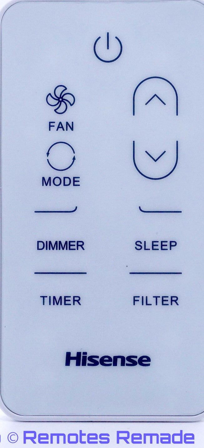 AC Remote For Hisense RCH-RWW1-0(HSN) – Remotes Remade