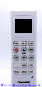 AC Remote for Changhong Air conditioners  KKG7B-CH