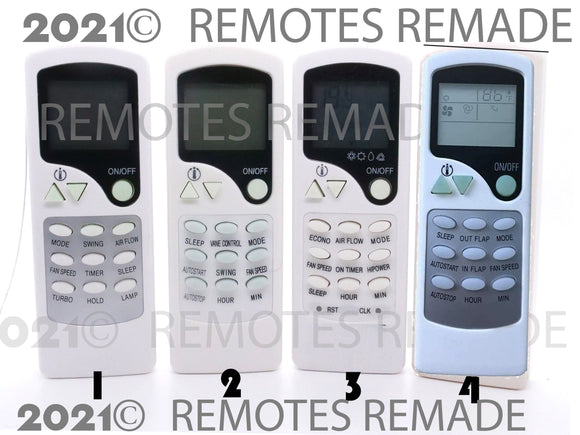 AC Remote for Klimaire ZH Models