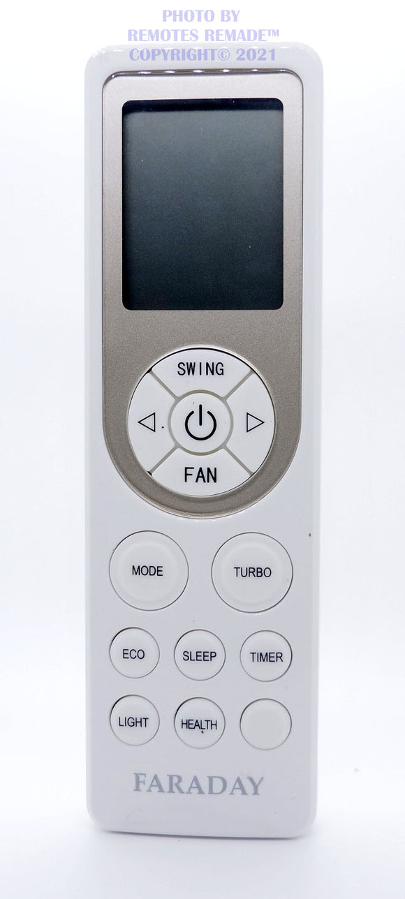 AC Remote Controller for FARADAY Air Conditioners