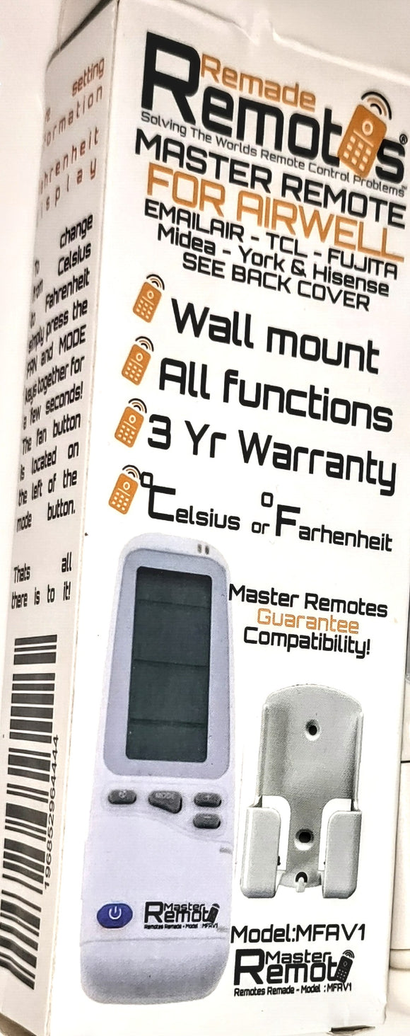Master Universal Remote for Airwell