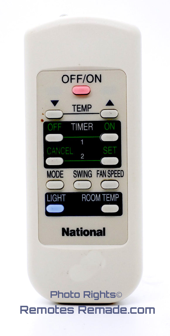 National Air Conditioner Remote