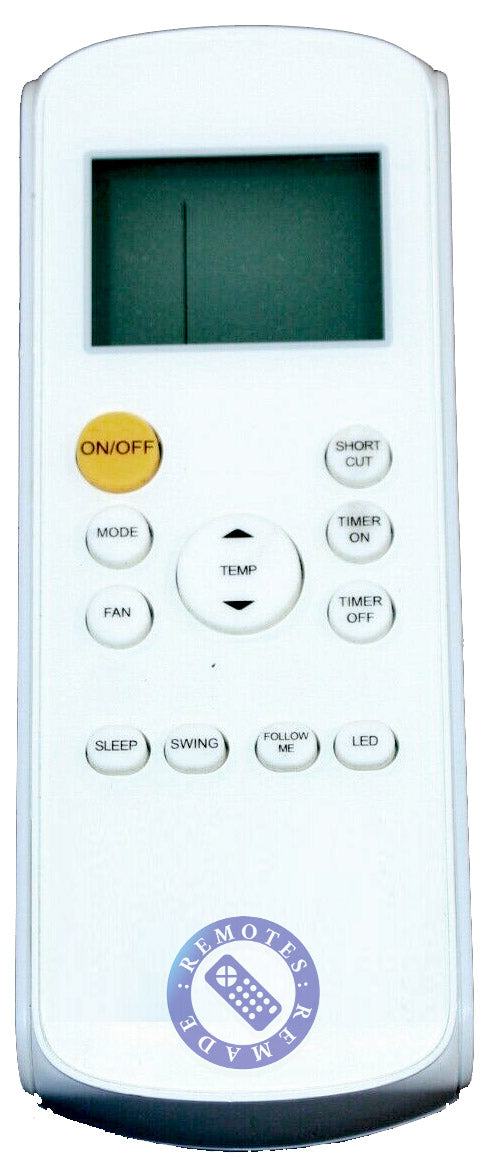 Replacement Remote for Whynter RG57H4(B)/BGEFU1 for Model ARC-126MD