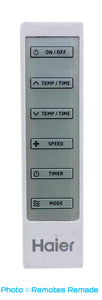 Replacement Haier Air Conditioner Remote Control