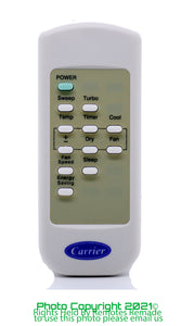 Official Carrier Air Conditioner Remote