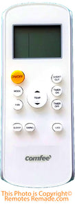 Comfee Air Conditioner Remote