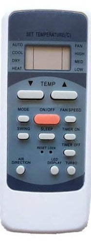 Remote for Thermal Zone AC Remote – Remotes Remade