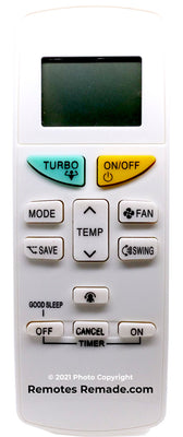 Mini-Split Daikin CL 10 SEER Air Conditioner Remote for Models: FT-N12CL116 R-N12CL116 FT-N12CL216 R-N12CL216 FT-N18CL216 R-N18CL216 FT-N24CL216 R-N24CL216 FTYN12CL116 RYN12CL116 FTYN12CL216 RYN12CL216 FTYN18CL216 RYN18CL216 FTYN24CL216 RYN24CL216