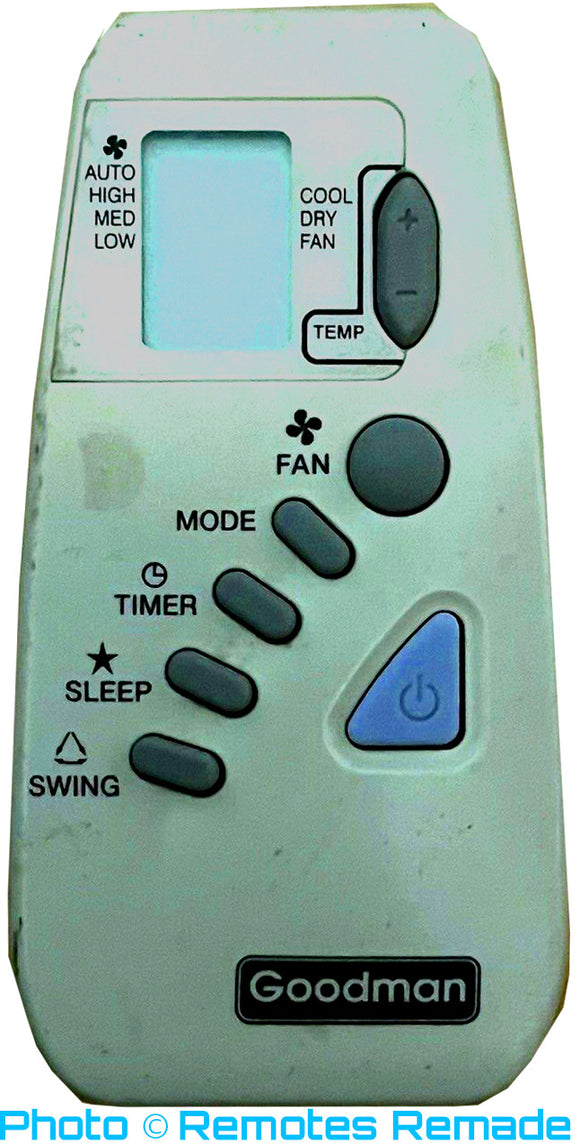 Replacement Air Conditioner Remotes for Goodman Air Conditioners ...