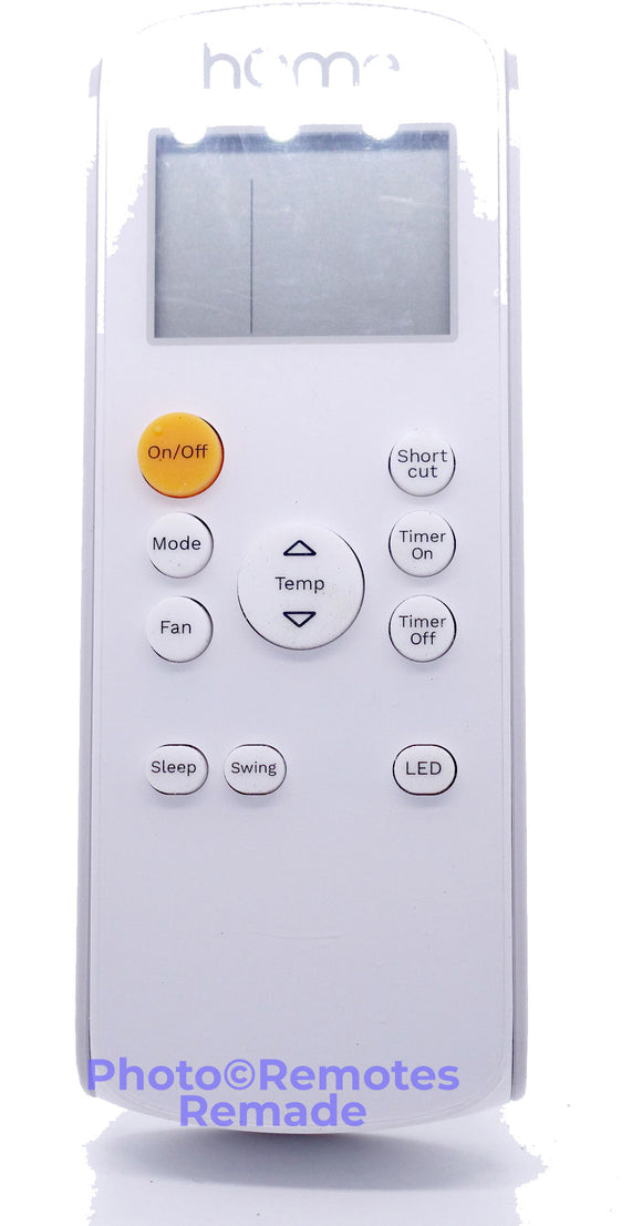 AC Remote For HOME brand Model RG57H(B)/BGCEU1-M