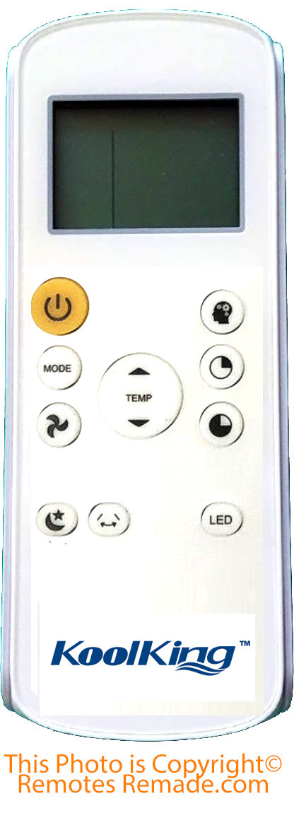 Air Conditioner Remote Control for KoolKing RG57H(B)/BGE