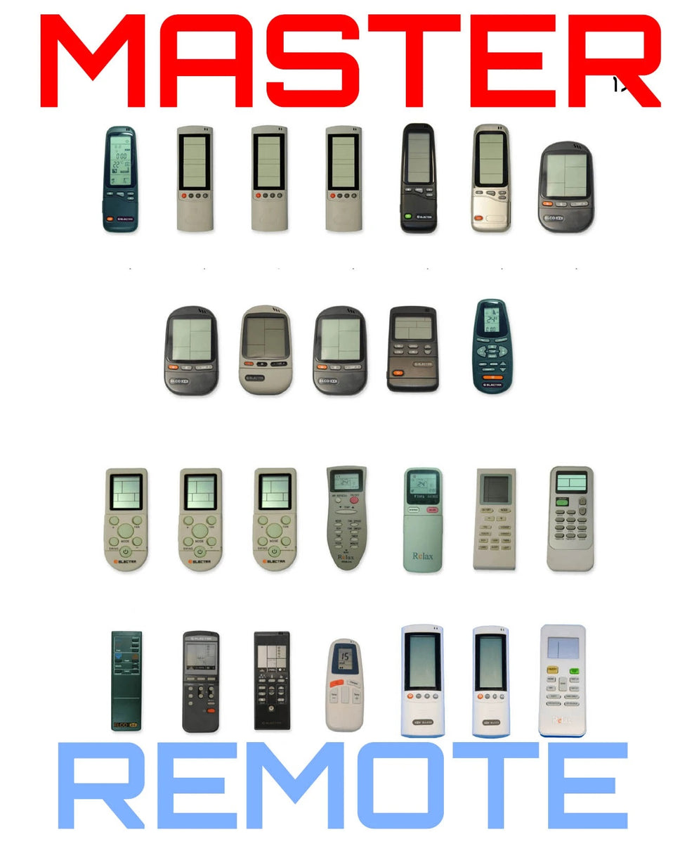 Master Universal Air Conditioner Remote Control For Airwell – Remotes ...