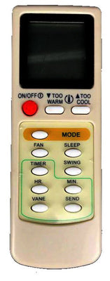 Replacement Remote for Mitsubishi - Model: MSH-MUH | Remotes Remade | Mitsubishi