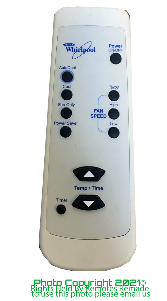 Whirlpool Air Conditioner Remote